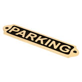 Engraved Brass Door Sign Parking sign for home and business